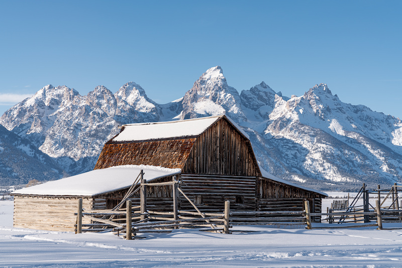 Grand Teton National Park In Winter