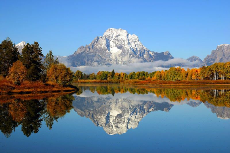 Grand Teton Mountain Reflection Grand Teton Mountain Reflection in the fall