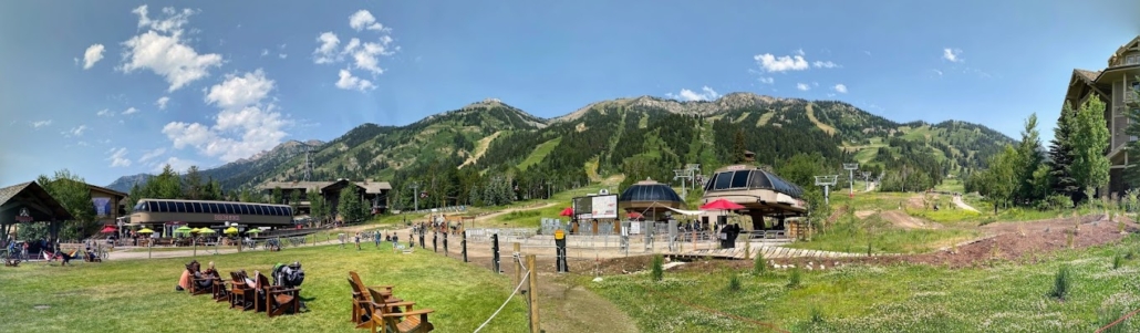 Jackson Hole, Wyoming in the summer